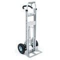 Global Industrial Aluminum 3-in-1 Convertible Hand Truck with Pneumatic Wheels 241632